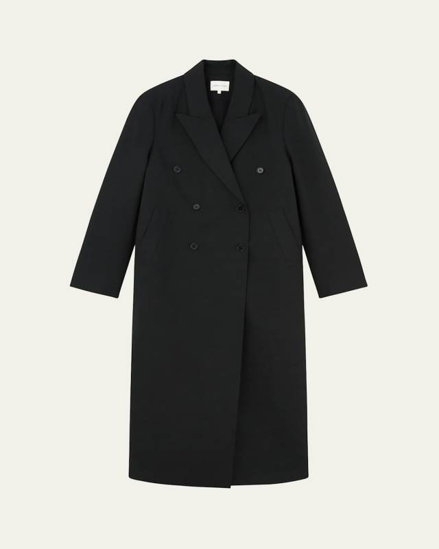Temo Long Double-Breasted Coat